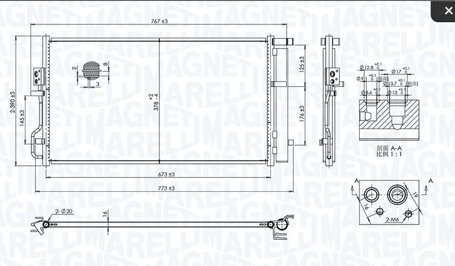 Articolo 09S9D - CONDENSATORE KIA SPORTAGE (QL QLE) - HYU TUSCON -