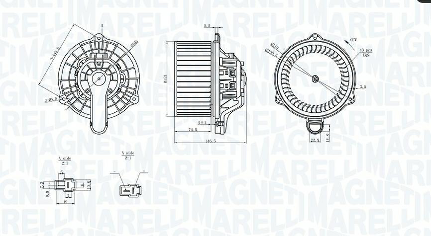 Articolo 0ZQW8 - VENTOLA ABITACOLO HYUNDAI I30 (GD) - KIA -