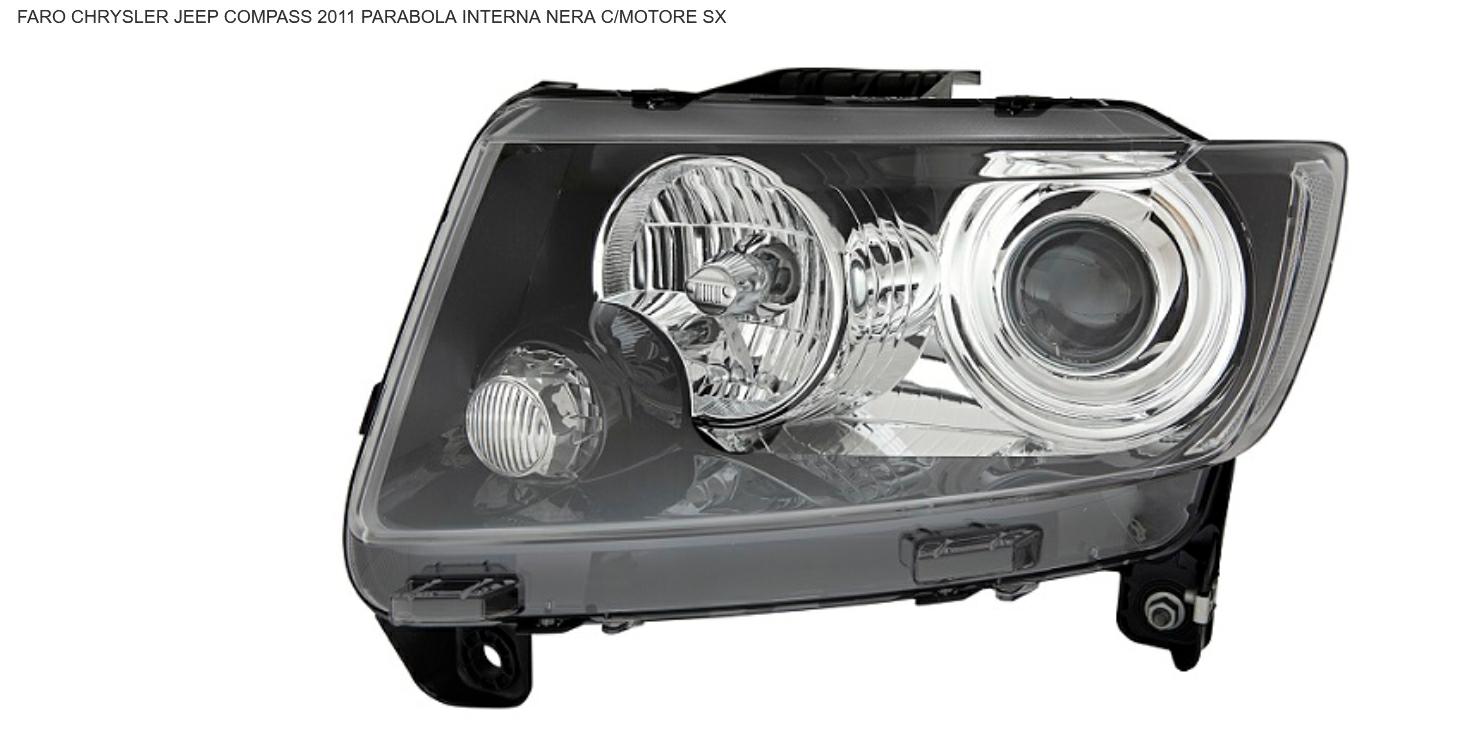Articolo 1PQHN - FARO SX C/MOTOR ELETT JEEP COMPASS 01/11> PARAB INT NERA