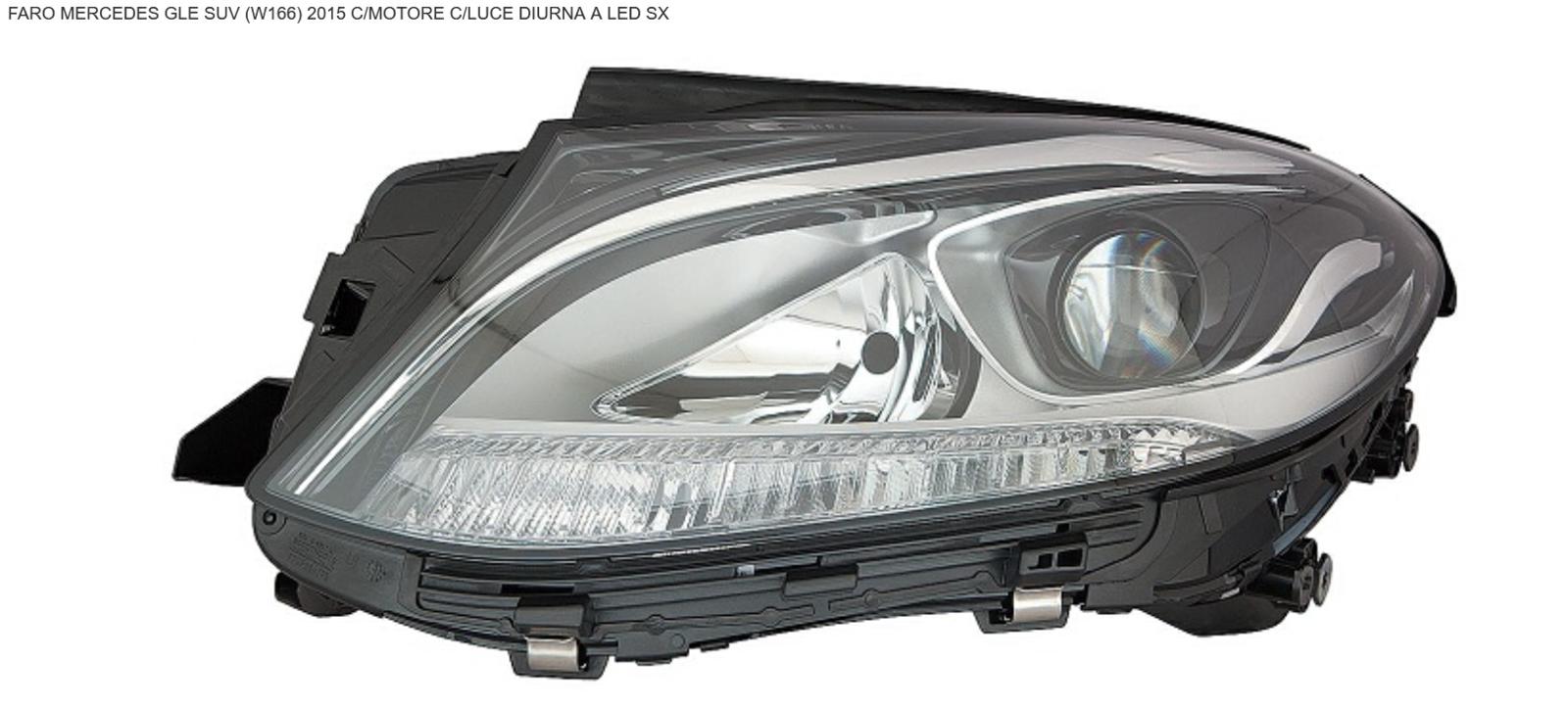 Articolo 2S88V - FARO SX C/MOTOR ELETT C/LUCE DIUR A LED MERC GLE W166 01/15>