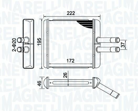 Articolo 2WXZH - RISCALDATORE DAEWOO LANOS-NUBIRA