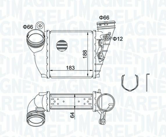 Articolo 3BWKC - INTERCOOLER VW GOLF IV - SKODA -