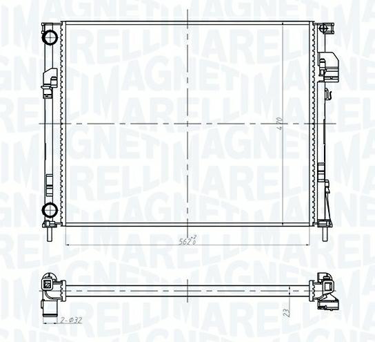 Articolo 3CPBB - RADIATORE RENAULT TRAFIC II FURGONATO (FL