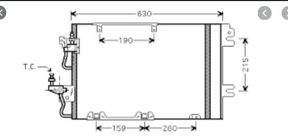 Articolo 3TQZ8 - CONDENSATORE S/ESSICATORE ASTRA H - ZAFIRA -