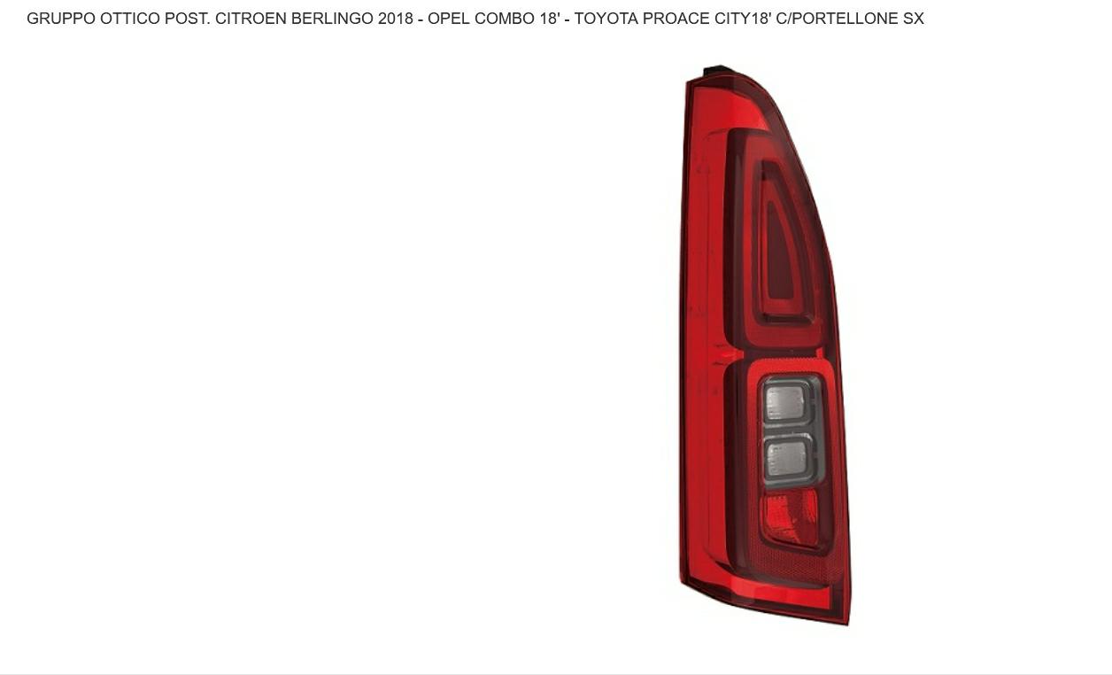 Articolo 43GSN - GR OTTICO P/SX CITR BERLINGO-PEUG PARTNER-OPEL COMBO 18> 1P