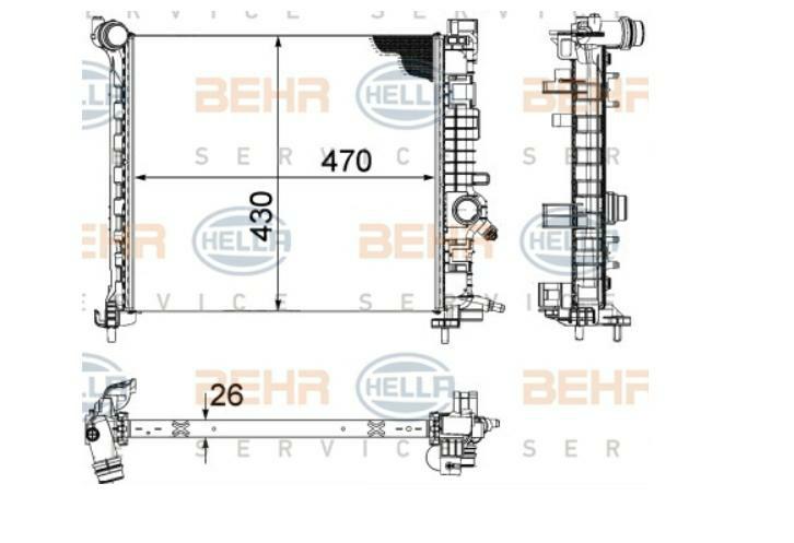 Articolo 55MMW - RADIATORE OPEL MERIVA