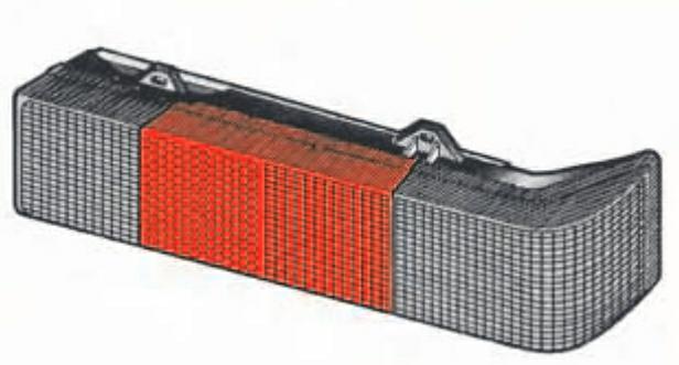 Articolo 5T3D5 - GR OTTICO P/DX ROSSO FUME FIAT CINQUECENTO 09/92>04/98