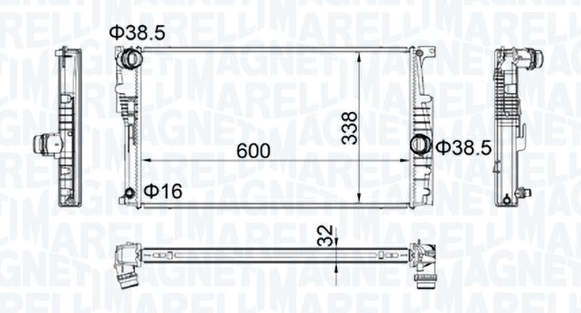 Articolo 662Y6 - RADIATORE BMW SERIE 1 (F20/F21) / 2 / 3 / 4