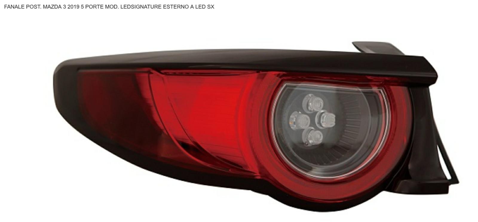 Articolo 68P89 - FANALE P/SX EST A LED MAZDA 3 01/19> VERSIONE LED SIGNATURE 5P