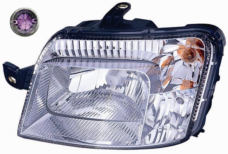 Articolo 6PK4Q - FARO SX H4 PRED REG ELET FIAT PANDA 09/09>12/11 SPIN VIOLA 7 PIN