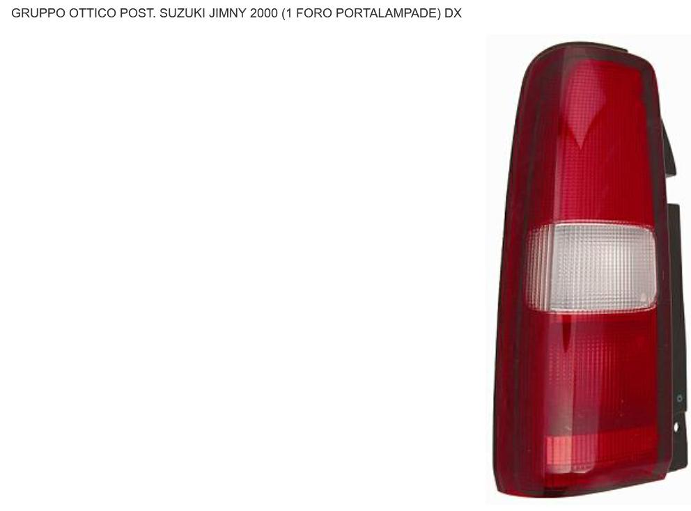 Articolo 76V0Y - GR OTTICO P/DX SUZUKI JIMNY 01/98>