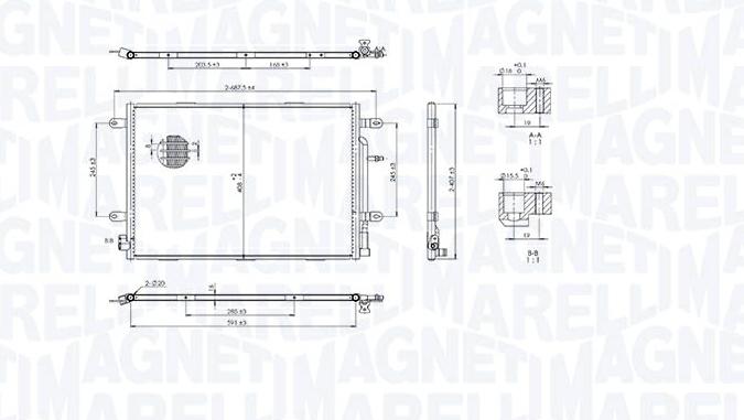 Articolo 7V74C - CONDENSATORE AUDI A4 B6(8E2) 2.0