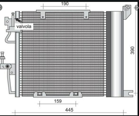 Articolo 82C2G - CONDENSATORE OPEL