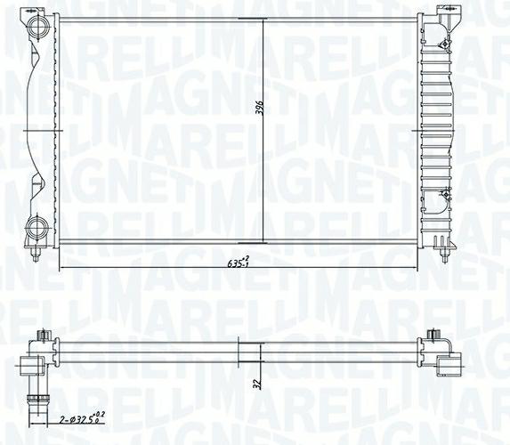 Articolo 9RS85 - RADIATORE AUDI A4 (8E2,B6)