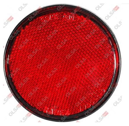 Articolo BWDZ4 - CATADIOTTRO 80 MM ADESIVO ROSSO