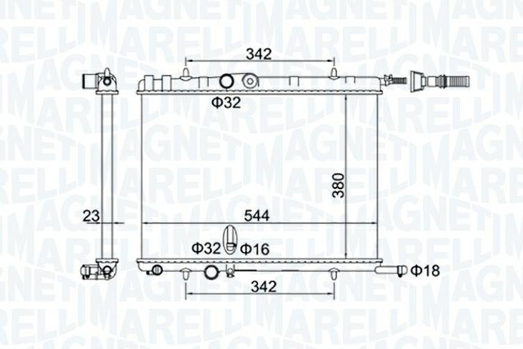 Articolo C76Y5 - RADIATORE PEUGEOT 207-306-XSARA