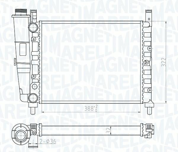 Articolo DQ5Q1 - RADIATORE FIAT UNO (146)