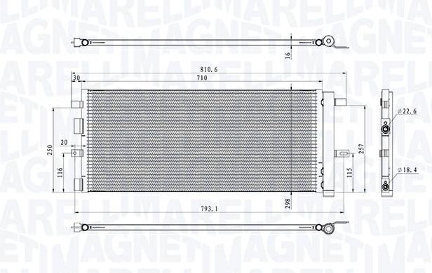 Articolo F7G76 - CONDENSATORE FORD MONDEO V 2.0 TDCI