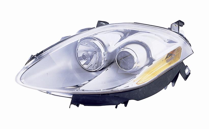 Articolo GC88N - FARO DX 2H1 C/MOTOR EL IND DIREZ AR FIAT BRAVO 01/07> PARAB CROM
