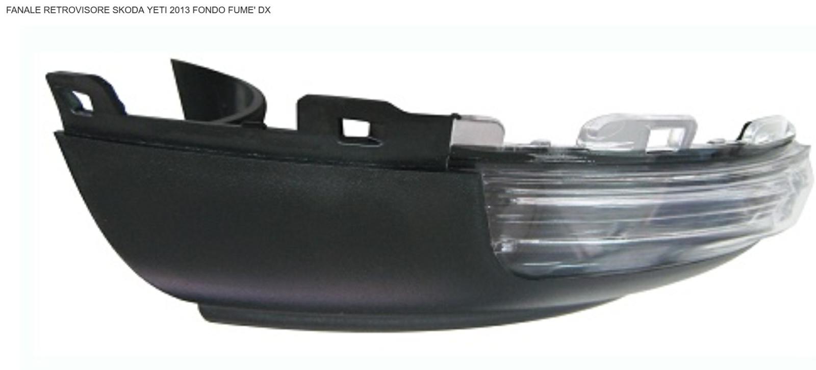 Articolo GD80C - FANALE SU RETROV DX C/COVER SKODA YETI 11/13>FUME'
