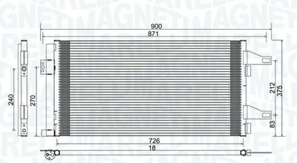 Articolo GD8XM - CONDENSATORE FIAT DUCATO 250 290 130 MJT 2,