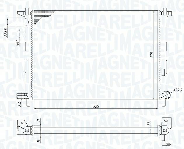 Articolo GH25G - RADIATORE OPEL ASTRA