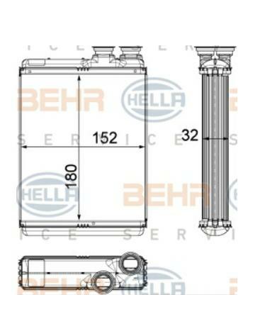 Articolo K2M27 - RAD RISCALD CITROEN C3 II (A51)