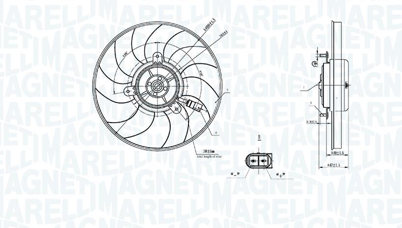 Articolo K8H54 - VENTOLA RAFFREDDAMENTO DEL MOTORE  VW GOLF V (1K1) 1.9 TDI