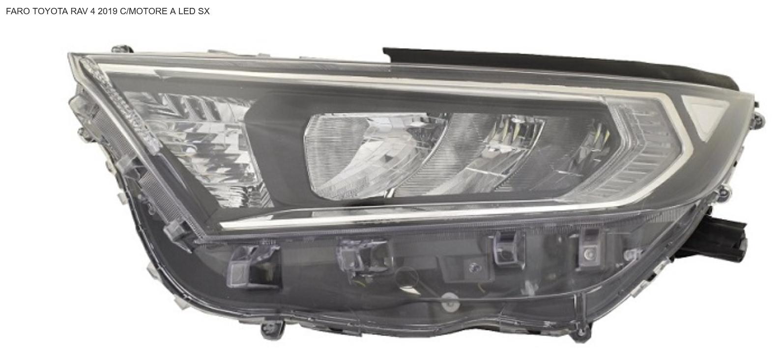 Articolo KR42Z - FARO SX C/MOTOR A LED TOYOTA RAV 4 01/19>