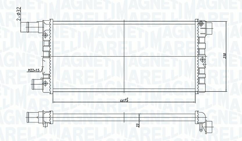Articolo KR66Q - RADIATORE FIAT SEICENTO/ 600 (187)
