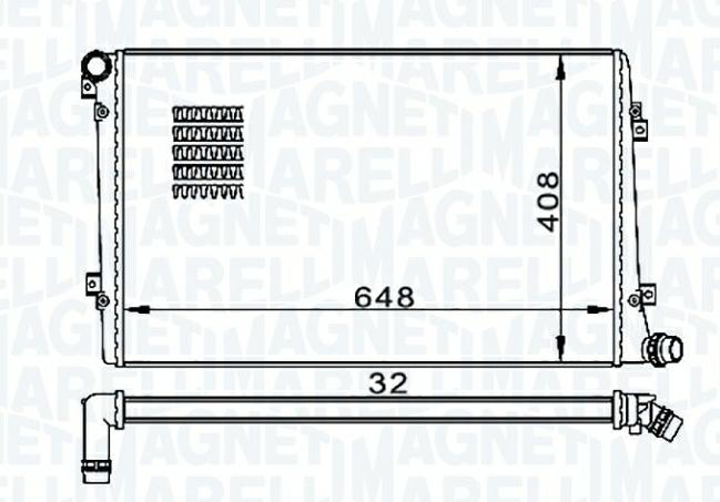 Articolo MVDTC - RADIATORE VW GOLF V (1K1) 1.9 TDI