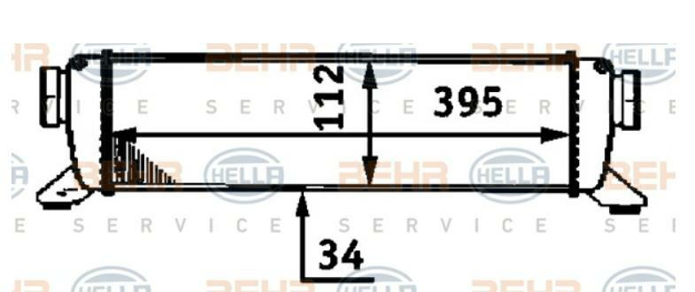 Articolo MW26F - INTERCOOLER MB A-CL. (W168)