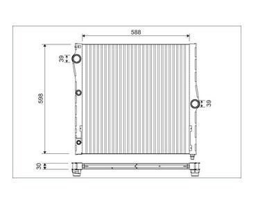 Articolo P500H - RADIATORE BMW X6 E71  E72