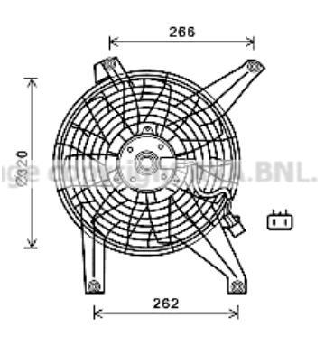 Articolo QYXCK - VENTOLA MOTORE MITSUBISHI PAJERO 01/97>