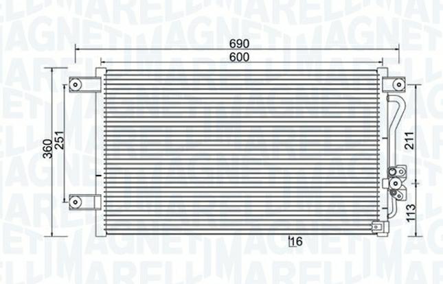Articolo T5VWY - CONDENSATORE MITSUBISHIPAJERO-L200