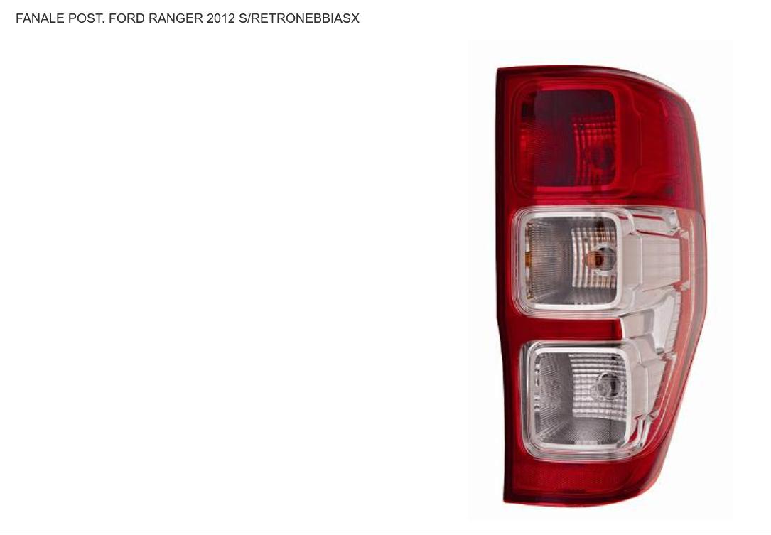 Articolo W53VY - FANALE P/SX FORD RANGER 01/12> S/RETRONEBBIA