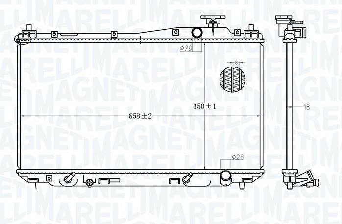 Articolo WCYKW - RADIATORE HONDA CIVIC VII HATCHBACK (EU,