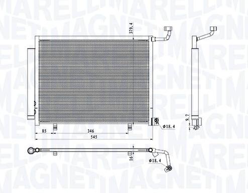 Articolo YQ5XW - CONDENSATORE FORD FIESTA VI 1.4 TDCI
