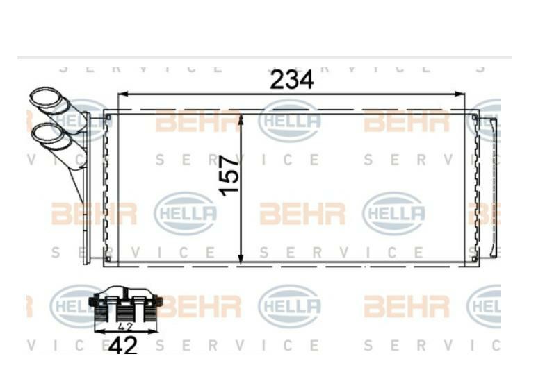 Articolo YVPF5 - RAD RISCALD AUDI 80 / 90 / A4 / DIV.