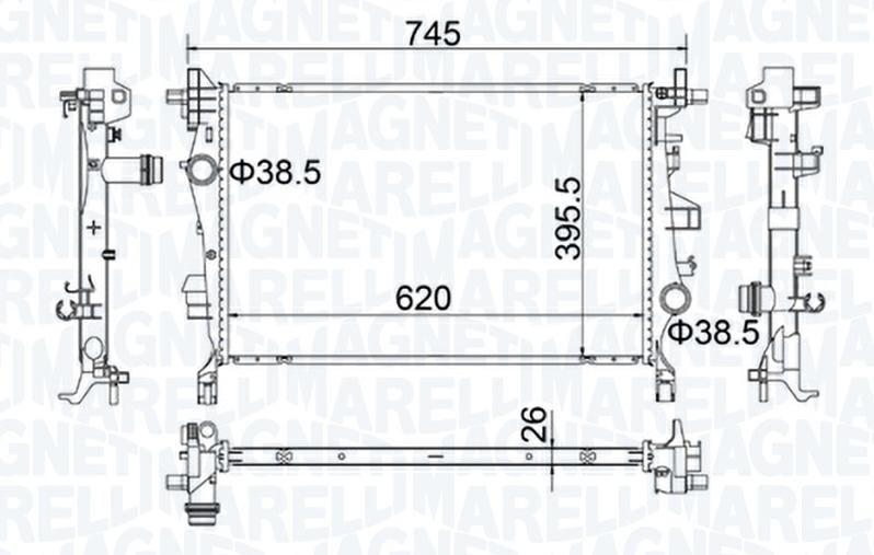 Articolo ZGG7Q - RADIATORE FIAT 500X (334_) / JEEP RENEGADE